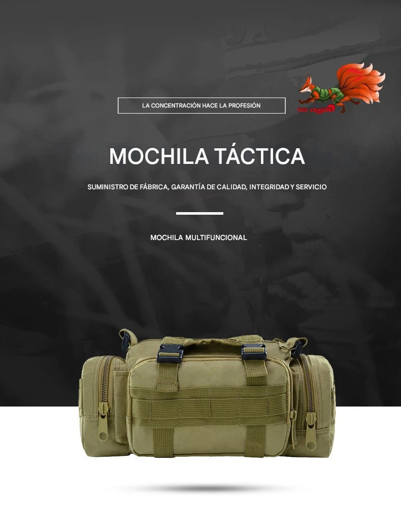 MOCHILA TACTICA IMPERMEABLE 4 EN 1