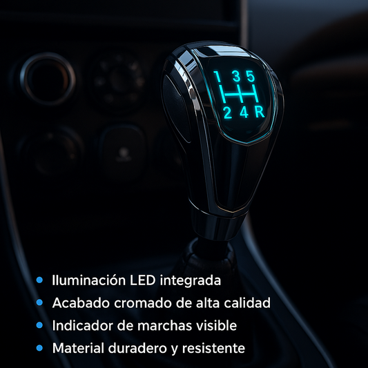 🏎️Perilla de cambios de cristal universal