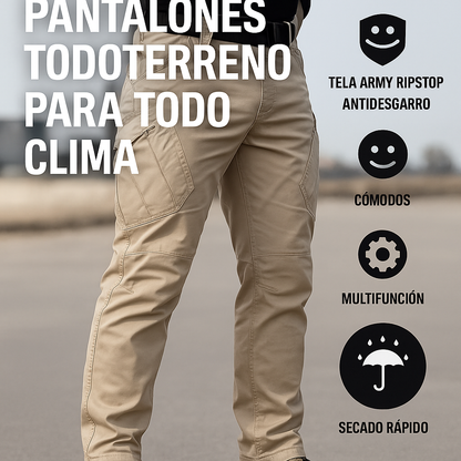 PANTALON TACTICO R3 100% IMPERMEABLE👖