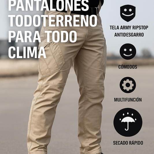 👖PANTALON TACTICO R3 100% IMPERMEABLE