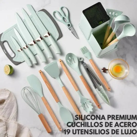 SET DE 19 PIEZAS DE SILICONA PREMIUM