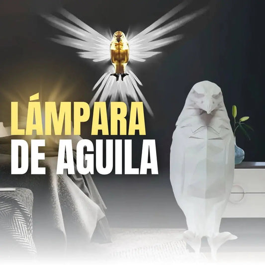 ELEGANTE LÁMPARA DE ÁGUILA DE PARED EN 3D