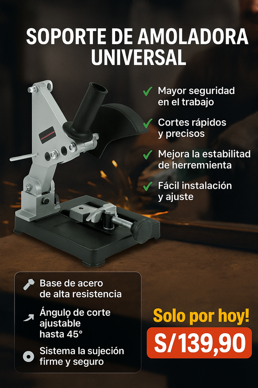 Soporte de Amoladora Universal (Cortes rectos y angulares)