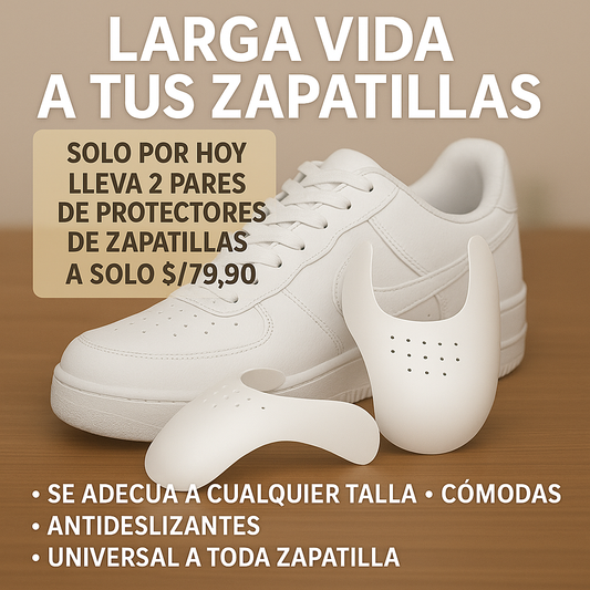 2 Pares de Protectores de Calzado Antiarrugas
