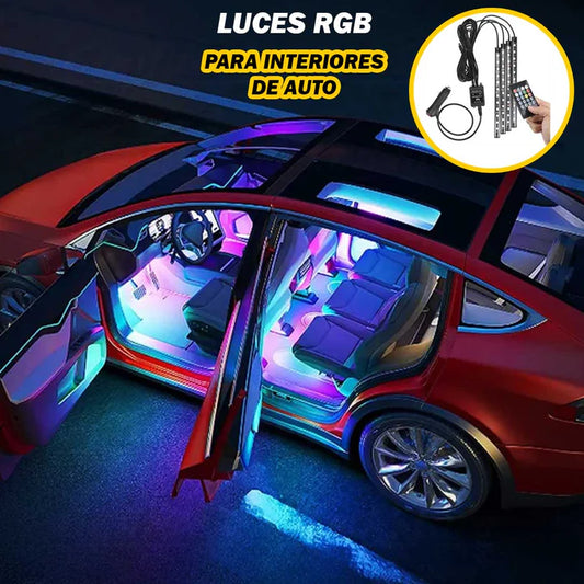 LUCES RGB PARA INTERIORES DE AUTO